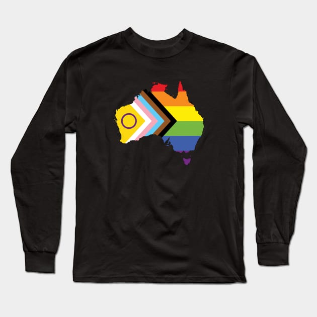 Australian LGBTIQA Pride Long Sleeve T-Shirt by AnderssenGrafix